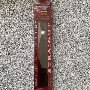 14” Dark Brown Clip-in Hair Extensions